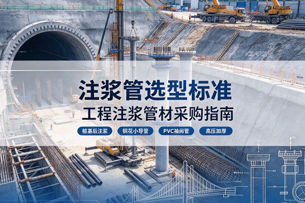 彭泽注浆管选型标准